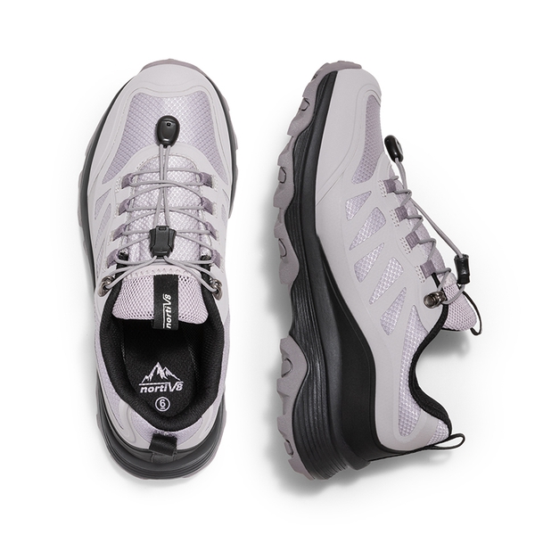Women's Waterproof Mesh Hiking Shoes - LIGHT PURPLE - 5